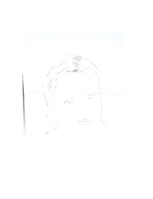 Boy's Head, 1953, Tusche auf Strathmore Papier, 30,1 x 37 cm