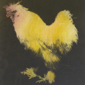 o.T., 2008, Ölpigment auf Papier, 61,5 x 43 cm