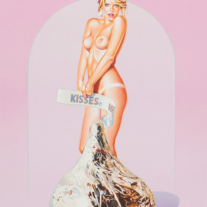 Miss Kiss, 2012, Farblithographie, 80 x 59,7 cm