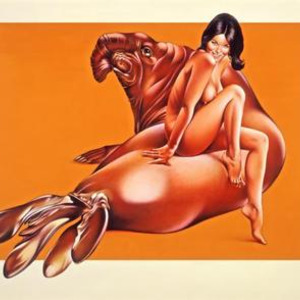 Elephant Seal, 2013, Lithographie in 3 Farben, 88 x 100 cm
