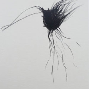 Gedankenspuren 10, 2011, Permanenter Filzstift auf Papier, 35,5 x 25,2 cm