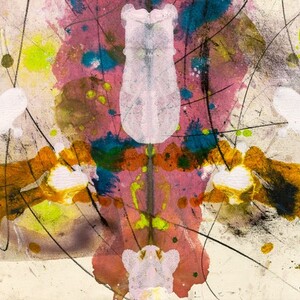 Plants and Murders, 2017/18, Mischtechnik auf Papier, 53 x 78 cm